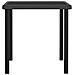 Set Da Pranzo Da Giardino 5 Pz In Polyrattan Nero - Foto miniatura 3