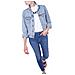 Giacca Donna Trucker In Denim - Foto miniatura 1
