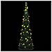 Albero di Natale Artificiale Apribile Preilluminato Verde 150cm - Foto miniatura 2