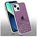 Custodia Compatibile Con Apple Iphone 13 In Viola Con Glitter - Coperchio Protettivo In Silicone Tpu Flessibile Con Glitter Scintillanti - Foto miniatura 3