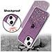 Custodia Compatibile Con Apple Iphone 13 In Viola Con Glitter - Coperchio Protettivo In Silicone Tpu Flessibile Con Glitter Scintillanti - Foto miniatura 6