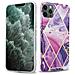 Cadorabo Custodia Compatibile Con Apple Iphone 12 Pro Max (6,7 Zoll) In Marmo Viola Onda No. 14 - Coperchio Protettivo In Silicone Tpu Con Motivo A Mosaico - Foto miniatura 1