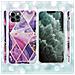 Cadorabo Custodia Compatibile Con Apple Iphone 12 Pro Max (6,7 Zoll) In Marmo Viola Onda No. 14 - Coperchio Protettivo In Silicone Tpu Con Motivo A Mosaico - Foto miniatura 6