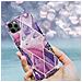 Cadorabo Custodia Compatibile Con Apple Iphone 12 Pro Max (6,7 Zoll) In Marmo Viola Onda No. 14 - Coperchio Protettivo In Silicone Tpu Con Motivo A Mosaico - Foto miniatura 7