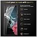 3x Pellicola Armatura A Schermo Intero Compatibile Con Samsung Galaxy S22 Ultra In Trasparente Con Nero - 3x Vetro Temperato (tempered) Di Protezione Del Display In Durezza 9h Con 3d Touch - Foto miniatura 4