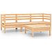 Set Divani Da Giardino 4 Pz In Legno Massello Di Pino - Foto miniatura 2