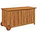 Contenitore Giardino Con Ruote 113x50x58 Legno Massello Acacia - Foto miniatura 2