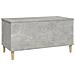 Tavolino Salotto Grigio Cemento 90x44,5x45 Cm Legno Multistrato - Foto miniatura 3