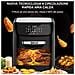 Forno Friggitrice Ad Aria Calda 12lt Digitale 1800w Frigge Cuoce Senza Olio Nero - Foto miniatura 2