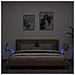 Mobili Tv A Parete Con Luci Led 2pz Bianchi 30,5x35x30 Cm - Foto miniatura 3