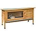 Casetta Per Roditori Alfred 116x45x62 Cm Legno Smaltato - Foto miniatura 7