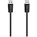Cavo USB A M / USB A M, USB 2.0, 1,5 metri, nero - Foto miniatura 1