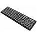 Tastiera Con cavo e senza cavo 3760259014445 per Ufficio (Layout Francese AZERTY) Colore Nero - Foto miniatura 2