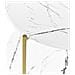 Tavolino Da Caffè Reva Marmo Bianco - Foto miniatura 5
