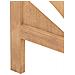 Paravento 3 Pannelli Legno Chiaro 170 X 122 Cm Vernago - Foto miniatura 6