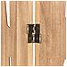 Paravento 3 Pannelli Legno Chiaro 170 X 122 Cm Vernago - Foto miniatura 7