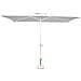 Ombrellone Da Giardino 2x3 Mt Con Palo Centrale In Acciaio E Apertura A Manovella Sospiro - White - Foto miniatura 1