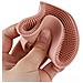 Spazzola Per Doccia In Silicone, Scrub Corpo Beige - Foto miniatura 3