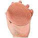 Spazzola Per Doccia In Silicone, Scrub Corpo Beige - Foto miniatura 5
