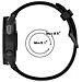 Cinturino In Silicone Da 20 Mm Per Samsung Galaxy Watch 6/5/4, Garmin Forerunner 165 Black+grey - Foto miniatura 3