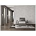 Letto Contenitore Imbottito 80x200 Similpelle Cappuccino Adele - Foto miniatura 3
