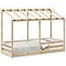 Letto Per Bambini Con Tetto 75x190 Cm In Legno Massello Di Pino - Foto miniatura 2