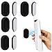 Supporto Magnetico Per Telecomando A 4 Pezzi, Organizer Per Telecomando Tv In Silicone Black - Foto miniatura 1