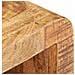 Comodino 30x30x41 Cm In Legno Di Mango Grezzo - Foto miniatura 6