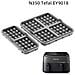 Set Di Stampi Per Biscotti In Silicone - 192 Waffle - Per Philips Grey - Foto miniatura 1