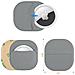 Elegante Custodia Protettiva In Tessuto Lycra Per Apple Airtags Grey - Foto miniatura 1