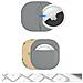 Elegante Custodia Protettiva In Tessuto Lycra Per Apple Airtags Grey - Foto miniatura 2