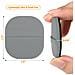 Elegante Custodia Protettiva In Tessuto Lycra Per Apple Airtags Grey - Foto miniatura 3