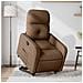 Poltrona Alzapersona Reclinabile Marrone in Tessuto - Foto miniatura 2