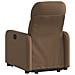 Poltrona Alzapersona Reclinabile Marrone in Tessuto - Foto miniatura 4