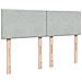 Giroletto a Molle con Materasso Grigio Chiaro 140x200cm Velluto - Foto miniatura 5