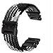 Cinturino Elastico In Nylon Intrecciato Compatibile Con Garmin Fenix 8/7x Pro / 955/965 Con Fibbia Magnetica A Sgancio Rapido Multicolor 22 Mm - Foto miniatura 2