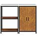 Set di Stoccaggio per Cucina 2 pcs Ruggine 120 x 50 x 92 cm - Foto miniatura 9