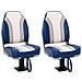 Set Sedile da Barca Pieghevole 4 pz con Schienale Alto - Foto miniatura 1