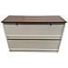 Valla Cassettiera 6 Cassetti Bianco E Legno 120cm - Foto miniatura 3
