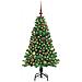 Albero di Natale artificiale con 150 LED Verde 150 cm - Foto miniatura 3