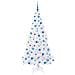 Albero di Natale artificiale Bianco 180 cm PVC e Acciaio - Foto miniatura 3
