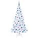 Albero di Natale artificiale Bianco 180 cm PVC e Acciaio - Foto miniatura 4