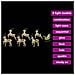 Renne LED con 40 LED 7 pcs Multicolore PET - Foto miniatura 8