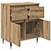 Credenza con cassetto Rovere artigianale 60 x 35 x 70 cm - Foto miniatura 5