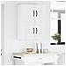 Pensile cucina Bianco Lucido 60 x 31 x 40 cm Legno multistrato - Foto miniatura 4