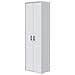 Strevi - Armadio Multiuso 2 Ante 2 Ripiani, 60x206h Cm Bianco - Foto miniatura 1