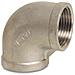 Gomito In Acciaio Inox 90 Gradi 1/2 Pollice  Raccordo Filettato - Foto miniatura 1