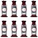 Set Di 8 Sacchetti Regalo Per Vino In Iuta E Velluto Con Coulisse - Coperture Riutilizzabili Per Bottiglie Di Vino Red - Foto miniatura 1