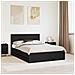 Struttura del letto Nero 140 x 200 cm Legno Ingegnerizzato - Foto miniatura 2