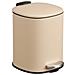 Pattumiera A Pedale Lodi In Metallo Beige Soft Close 3 Litri - Foto miniatura 1